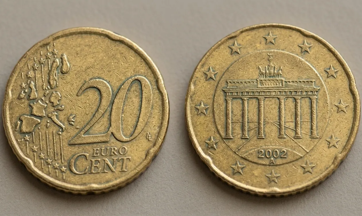 Pequeño cobre, gran sorpresa: cuándo una moneda de 20 céntimos deja de ser común